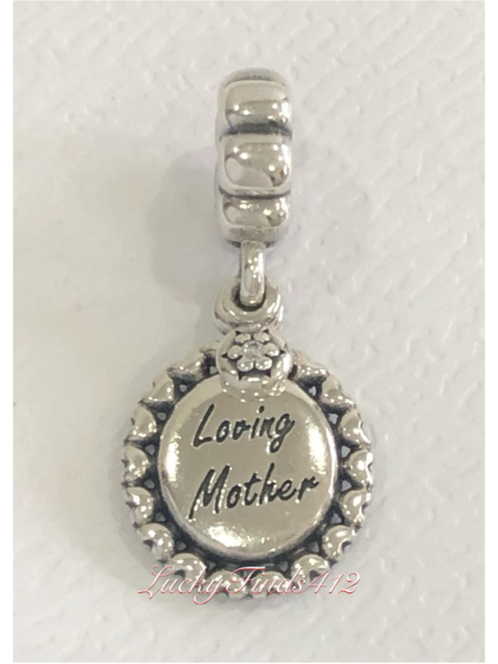 Authentic Pandora Loving Mother Dangle Charm Retired Pandora Charm